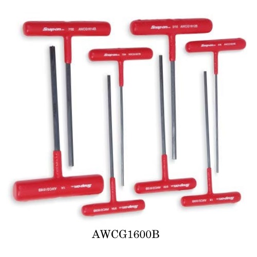 Snapon-Wrenches-T-Shaped Hex Wrench Set, Inches